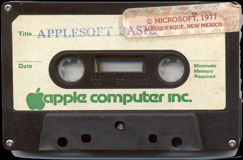 Applesoft Basic auf Kasette